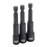 3-Piece SAE Quick Release Magnetic Nut setter Set - 58110